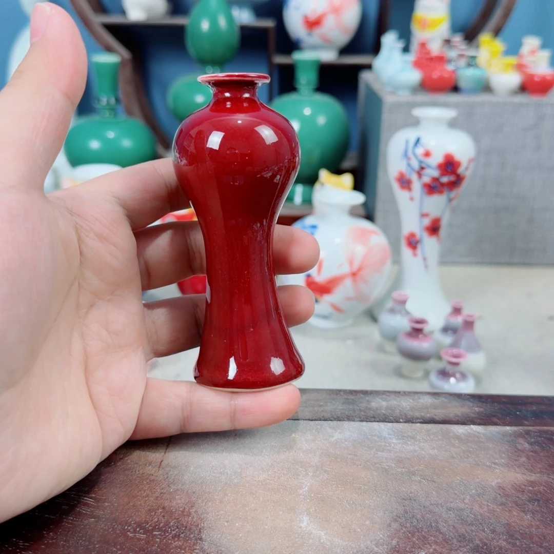 陶瓷手工小花器摆件