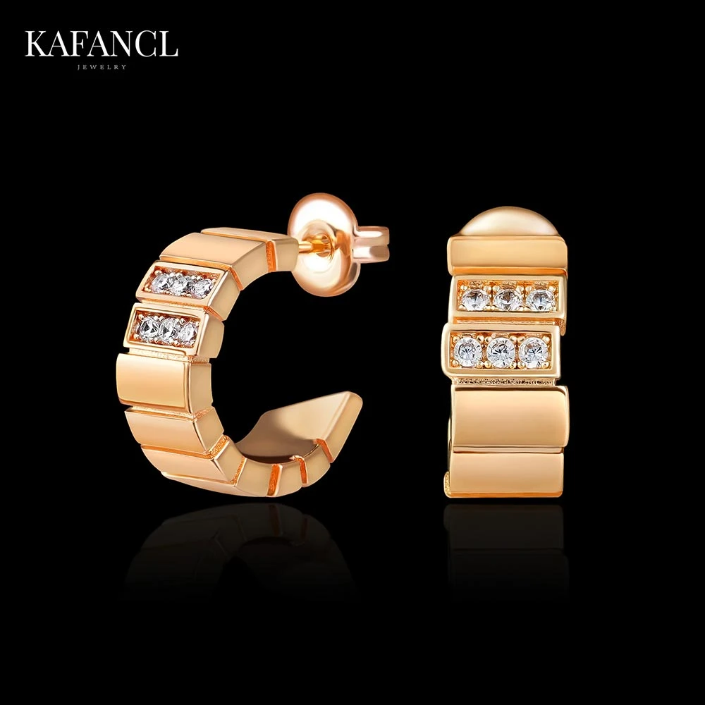 红楼 925银针 风琴耳饰轻奢时尚女耳钉 ZR-A898