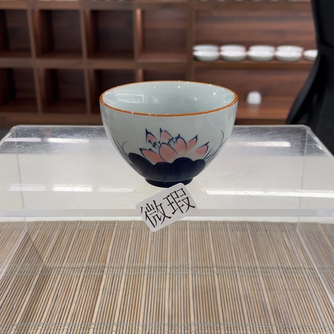 微瑕釉下彩纯手绘