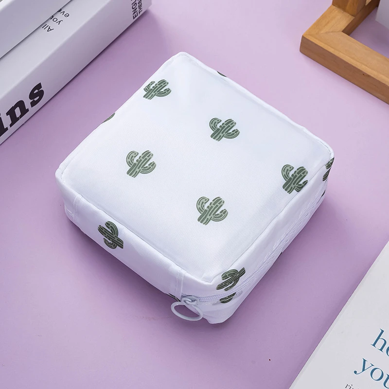 卡通可爱卫生巾收纳包加厚旅行姨妈巾卫生棉收纳袋卫生棉包月事包