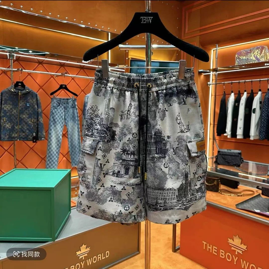 F【刚子专属】2025夏季新品百搭重工短裤25193