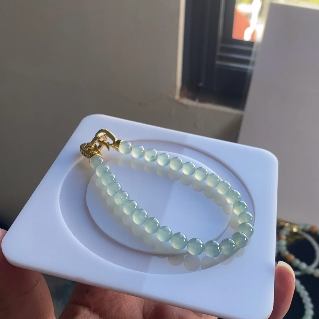 定制翡翠未镶嵌37 缅甸翡翠A货卡6.2