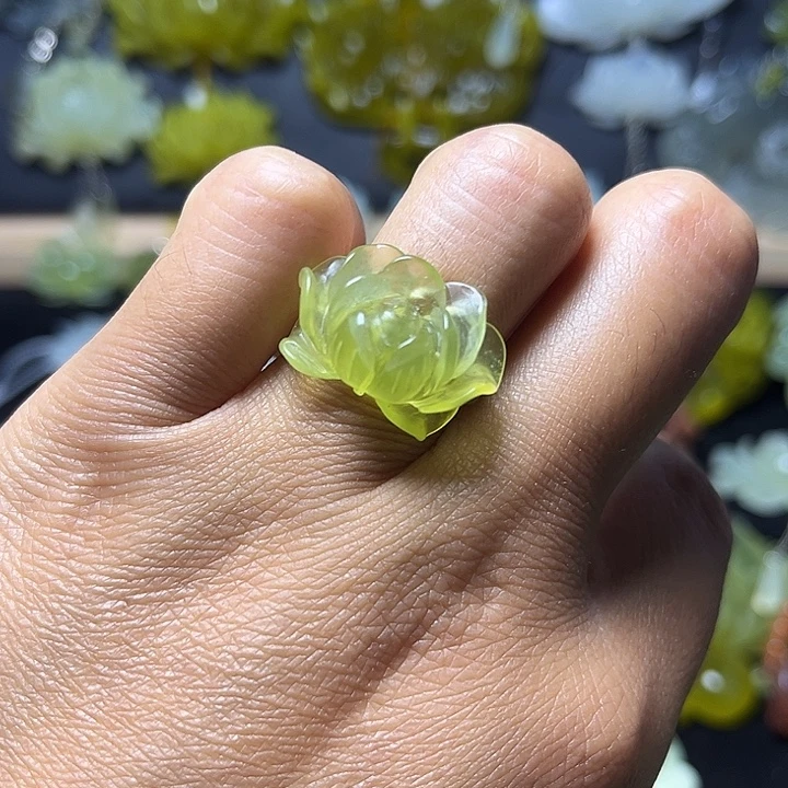 未镶嵌蛇纹石玉发饰