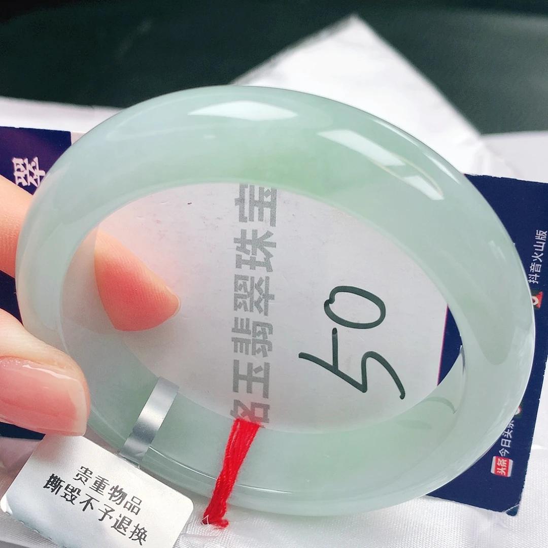 翡翠未镶嵌手镯缅甸天然a货翡翠手镯