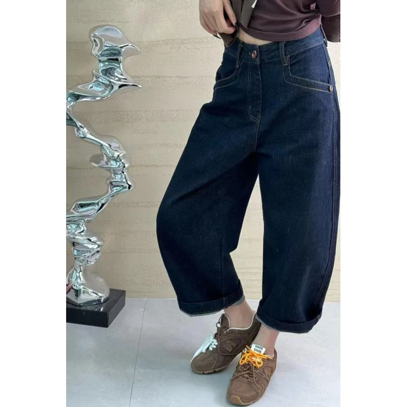 XMM.【山本普洗蓝牛仔裤】早秋显瘦直筒时尚休闲百搭复古-GZ93355-1