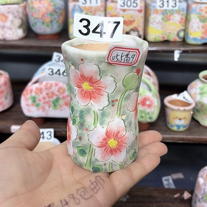 手工制作多肉植物花盆