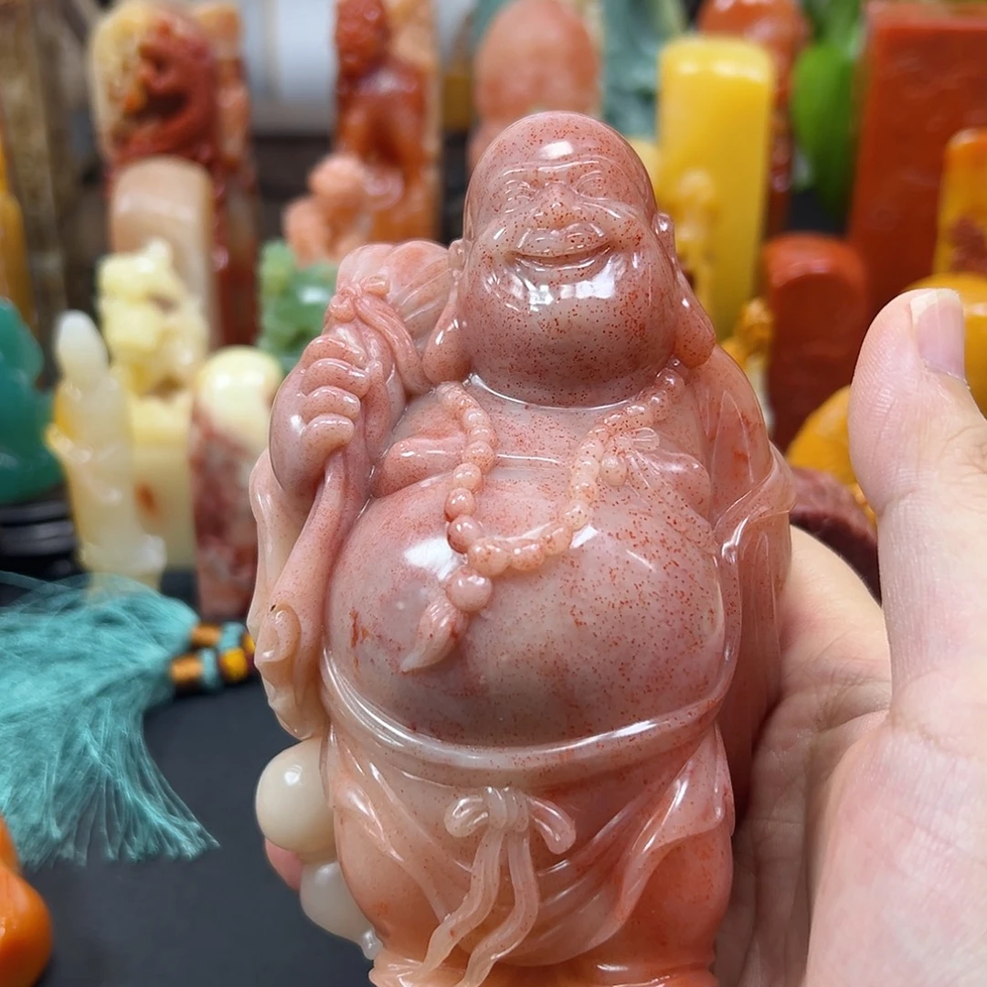 梦***奇寿山石印石印章雕刻工艺