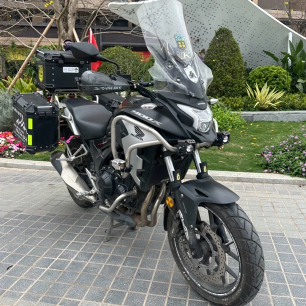 适配本田NX400/CB400X/CB500X 改装铝合金防摔护手弓摩旅手把挡风