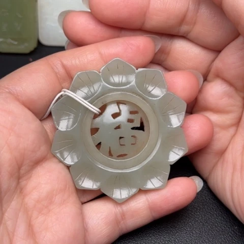 和田玉挂件未镶嵌叔****8