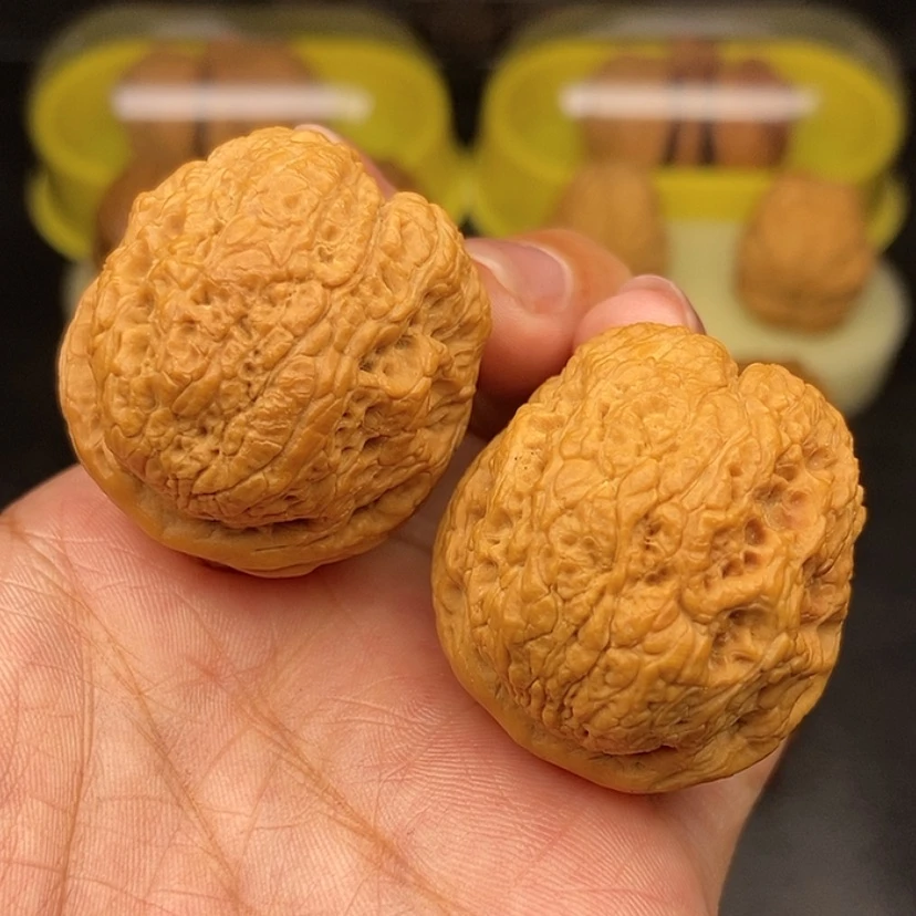 【闪购商品】文玩核桃把件37尺蛇皮球