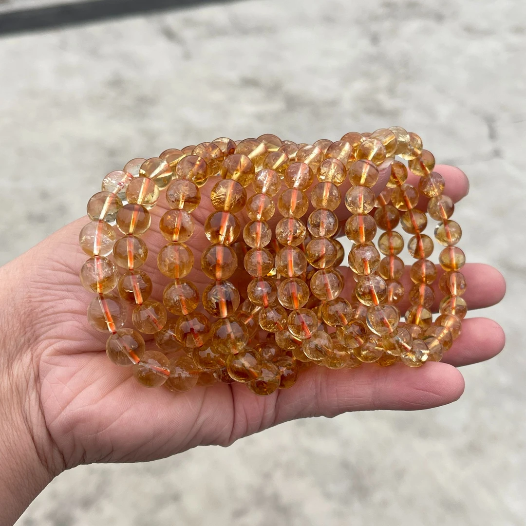 【高货黄塔晶】8A天然黄塔晶手链 女款手串天然黄水晶 多样性发一