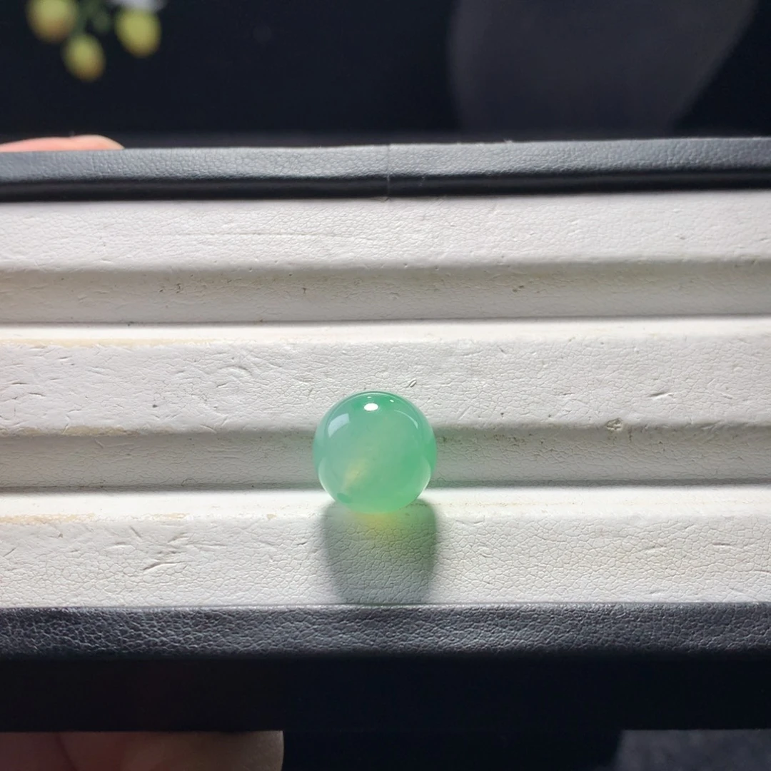 翡翠未镶嵌手链卡12冰阳绿