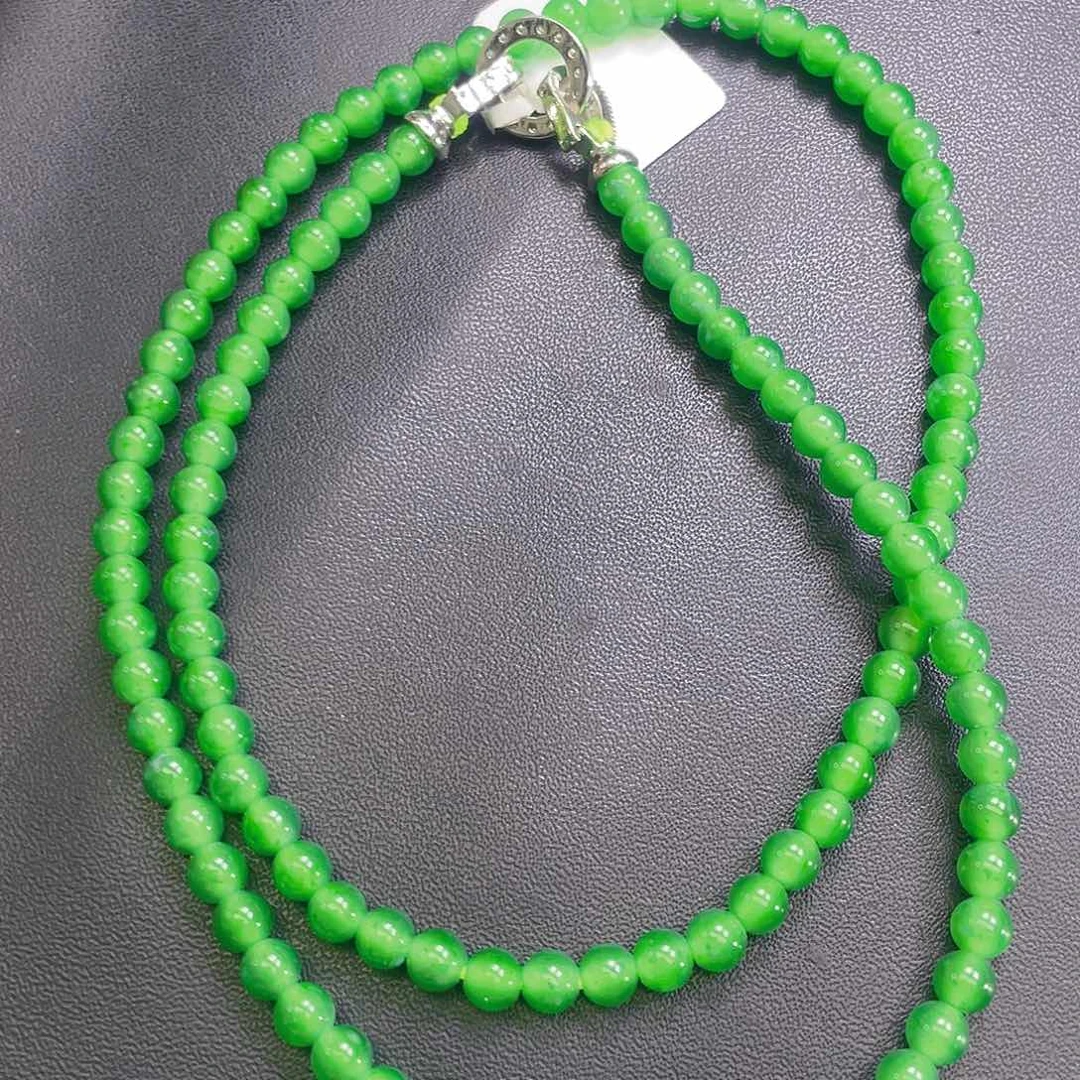 翡翠未镶嵌颈饰天然A货翡翠卡4.8