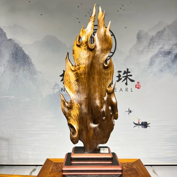 金丝楠小叶桢楠自然随形艺术摆件80/30/20