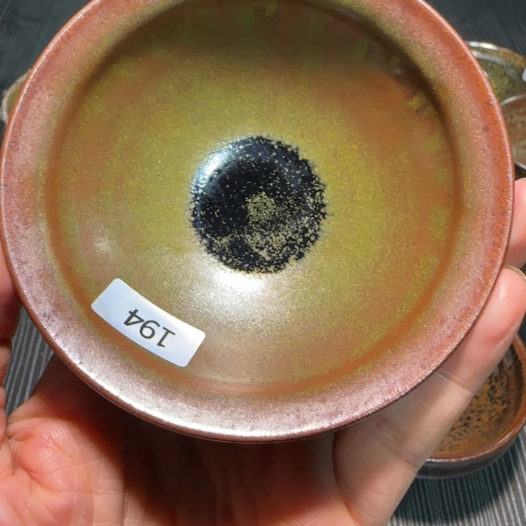 柴烧建盏茶盏茶杯194