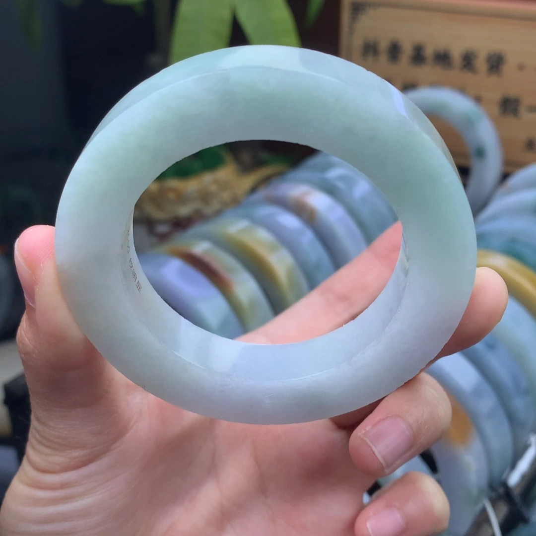 未镶嵌手镯定制翡翠定制不退不换