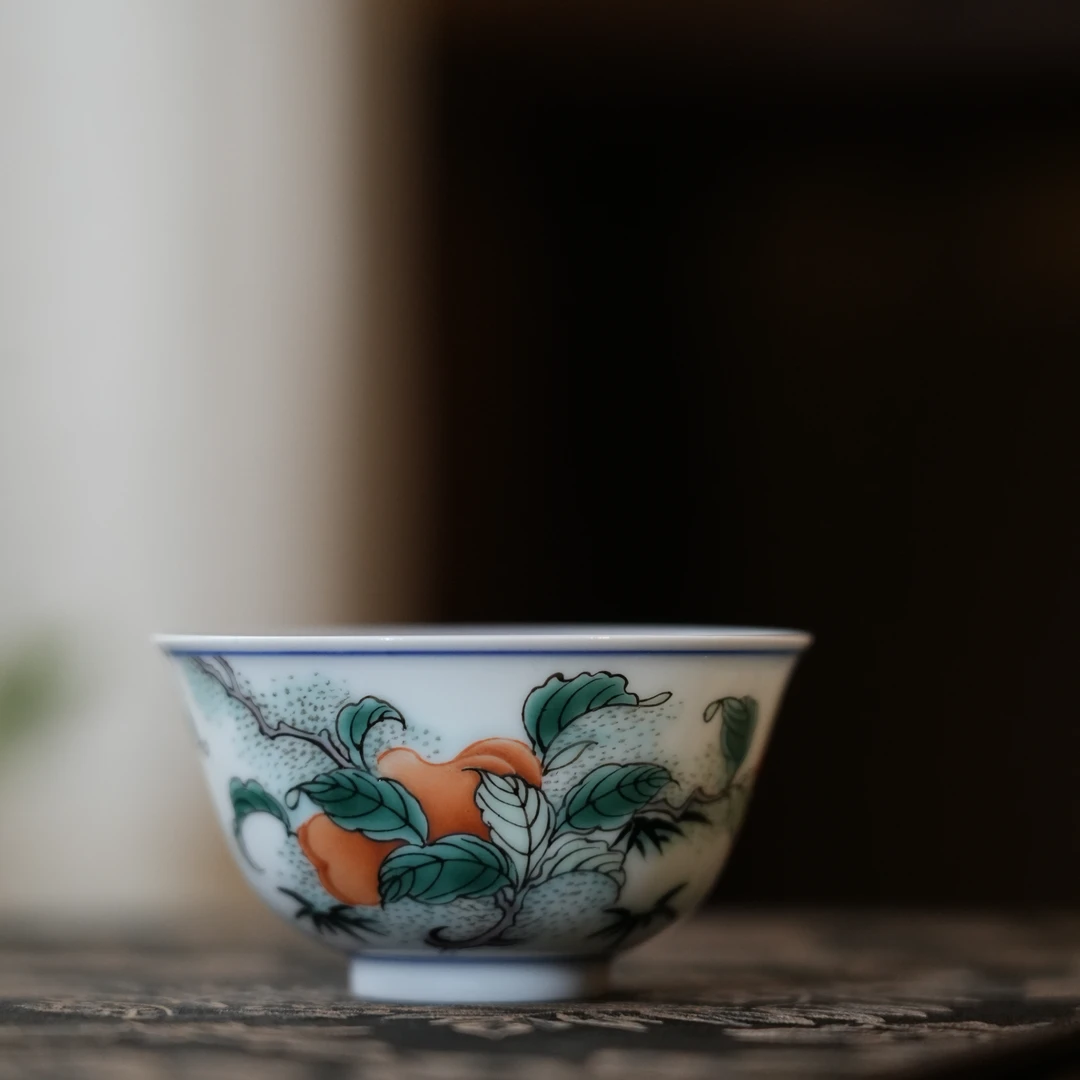 【雲梦】古阅和风-柿柿如意杯-福利（GYHF00053）