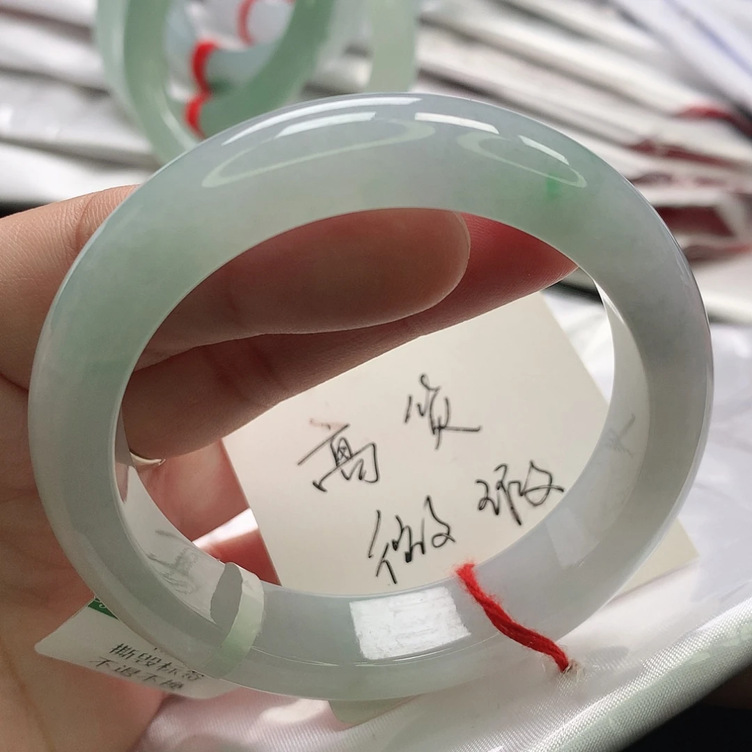 翡翠未镶嵌手镯缅甸53