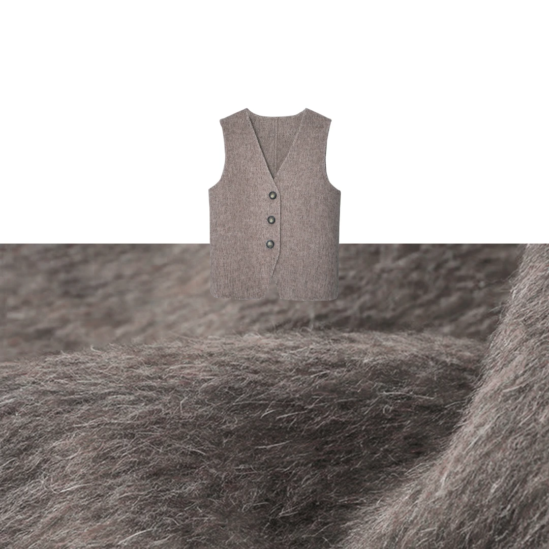 冬野传说丨山羊绒骆驼绒大衣马夹 层次感秋冬百搭