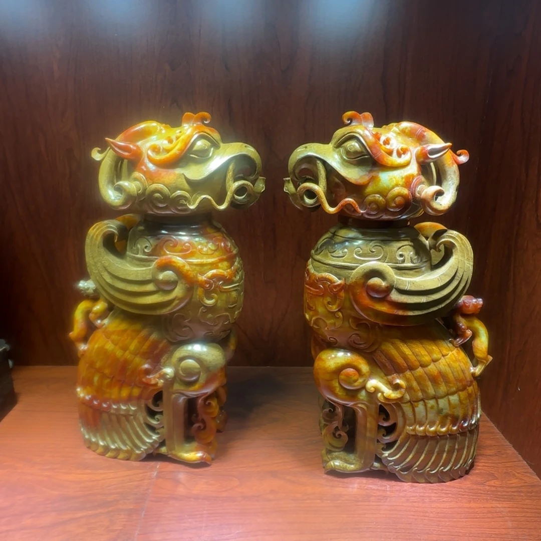 和田玉未镶嵌摆件