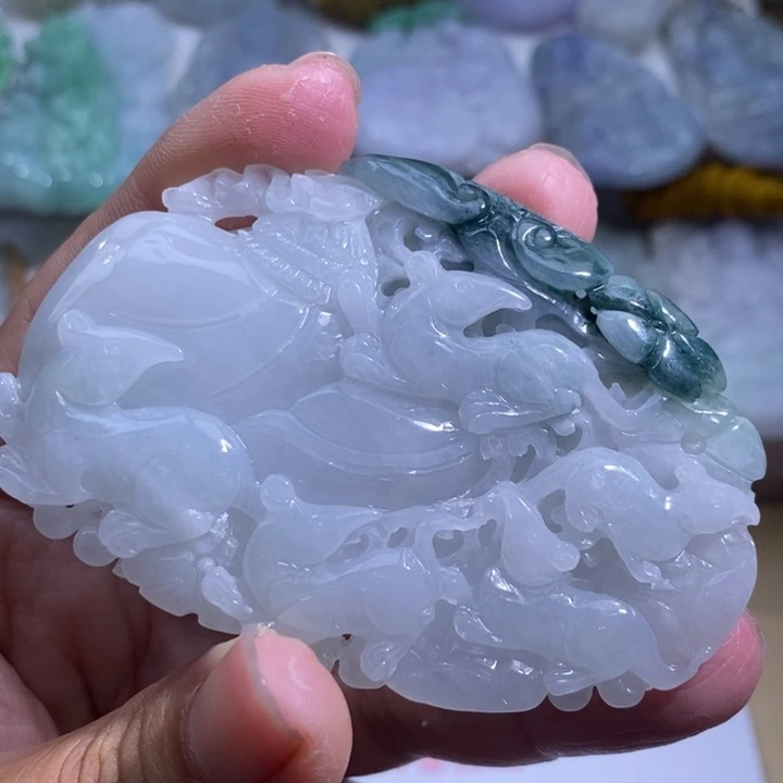 【闪购商品】颈饰未镶嵌翡翠鼠