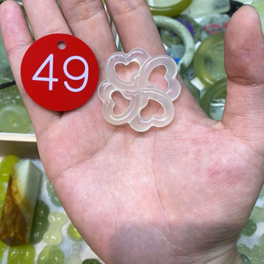 岫玉未镶嵌吊坠(不含链)
