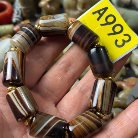 玛瑙/玉髓颈饰合金