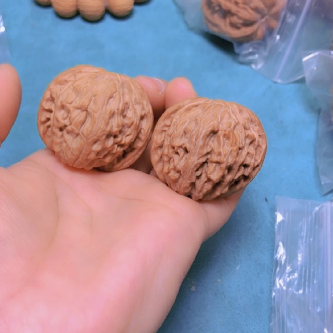 【闪购商品】把件核桃39.5磨盘有修出油