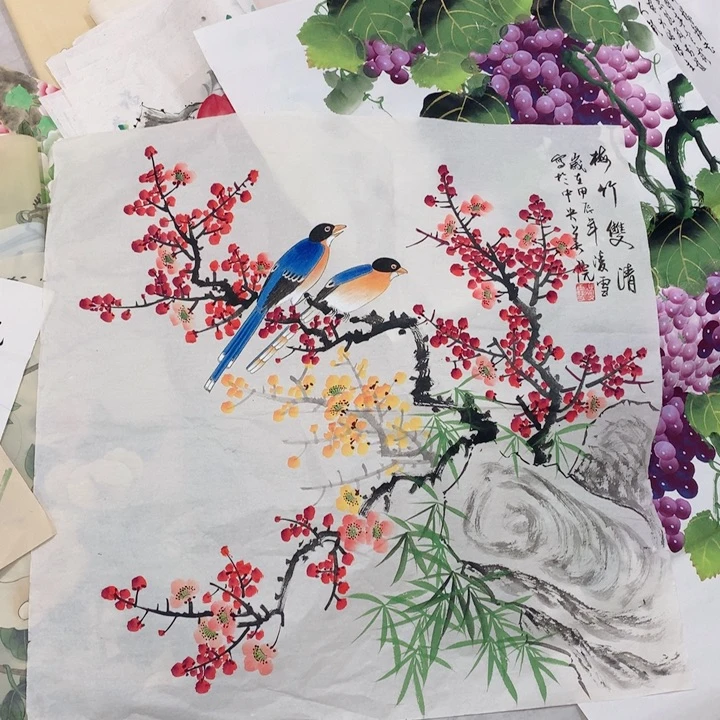 纸本国画艺术作品