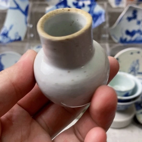 瓷片现代工艺品青花瓷片