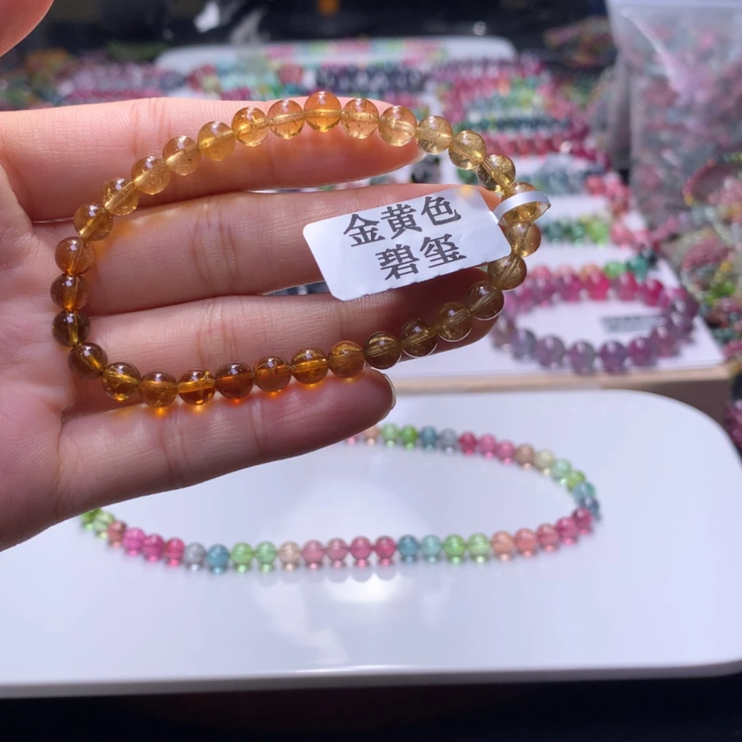 【闪购商品】未镶嵌手串碧玺