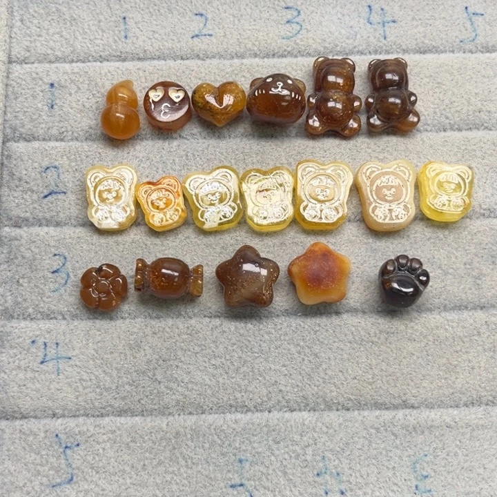 未镶嵌琥珀裸石T**E天然蜜蜡配件