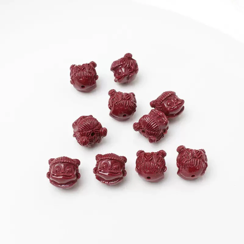 含辰砂工艺品M171哪宅雕刻2.9克11.2-11.2-12mm