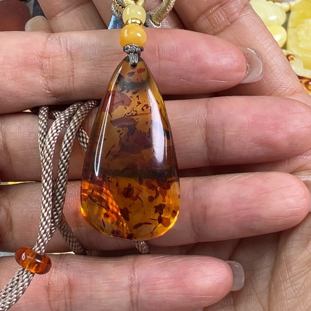 蜜蜡颈饰未镶嵌蜜蜡