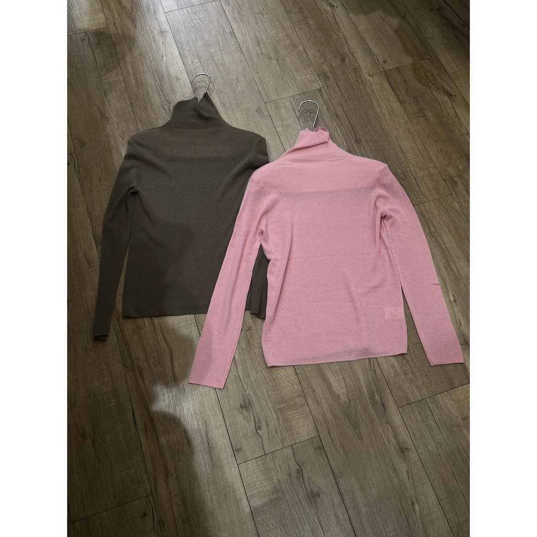 L-9885#OUUR#【31.9%绵羊毛】韩系简约高领显瘦羊毛打底（福利）