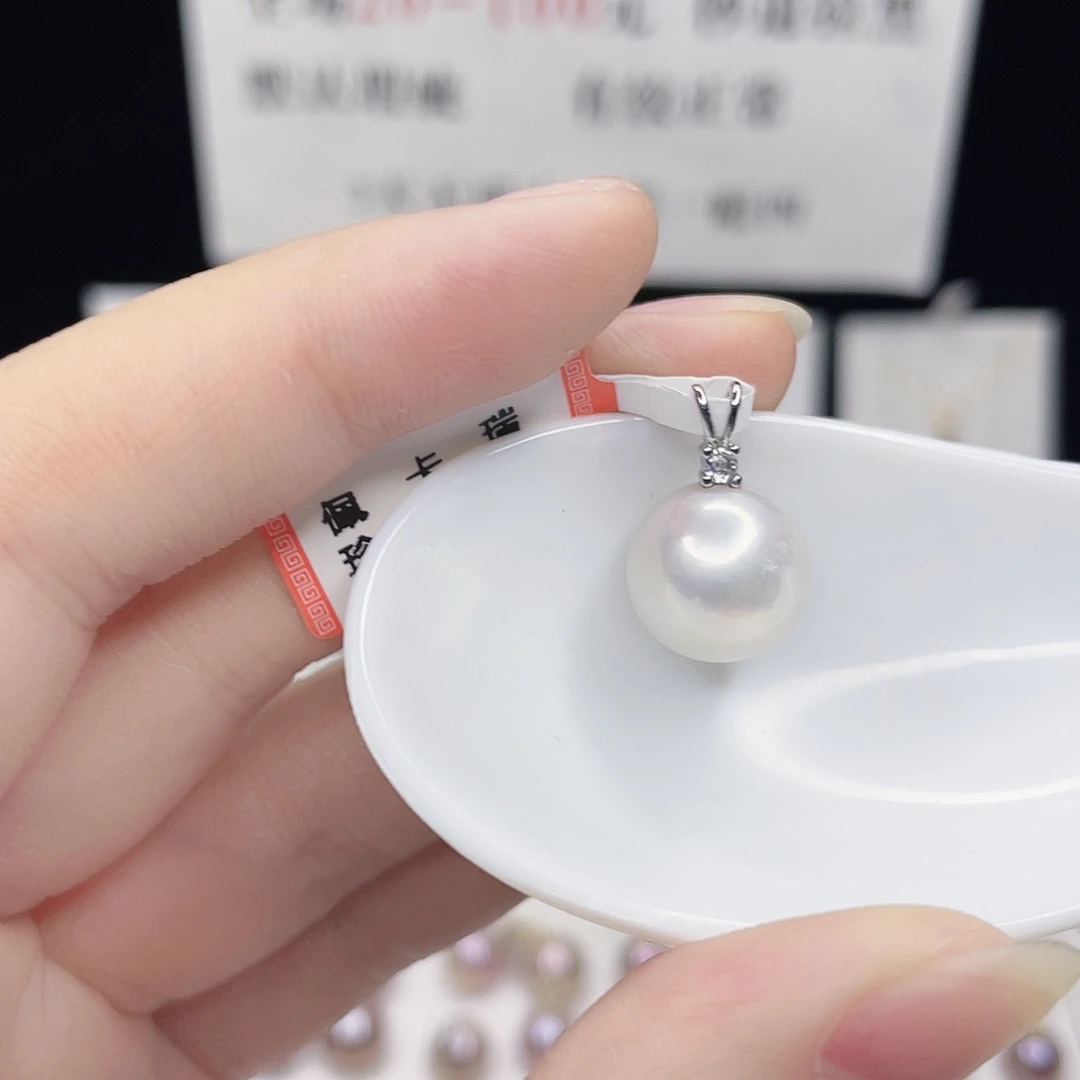 合金淡水珍珠吊坠(赠链)