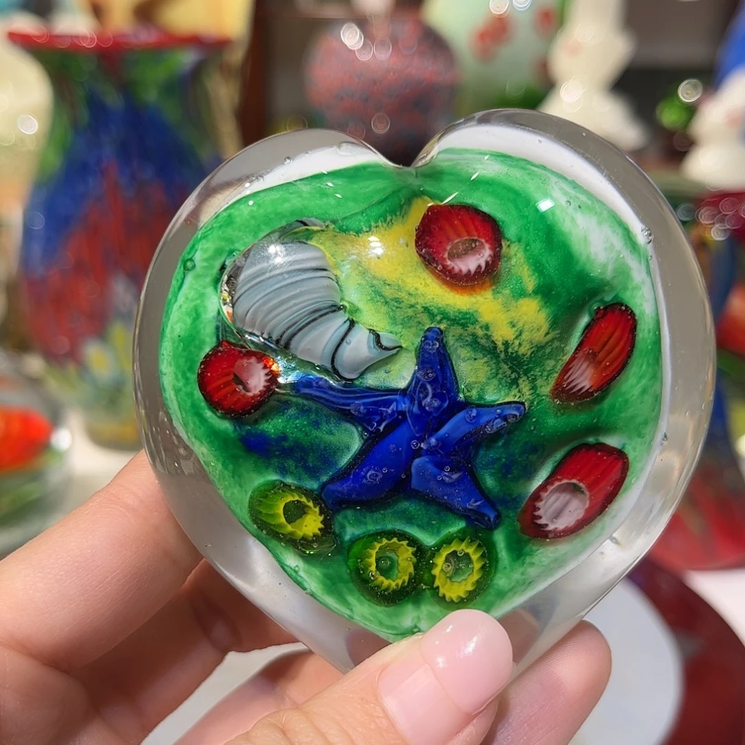 手工艺品琉璃纯手工琉璃花球