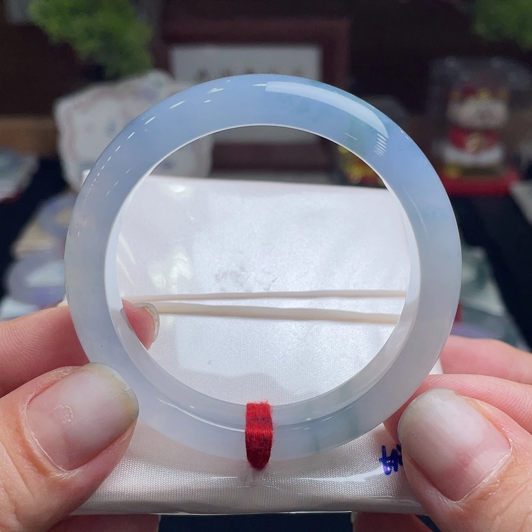 翡翠手镯未镶嵌51正圈