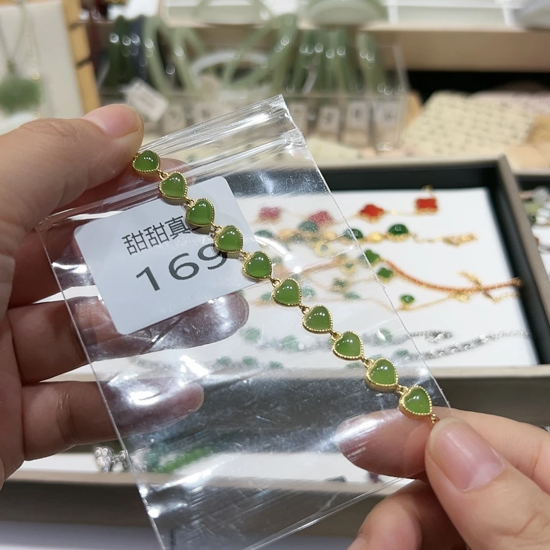 和田玉银S925镶嵌颈饰蜡**新
