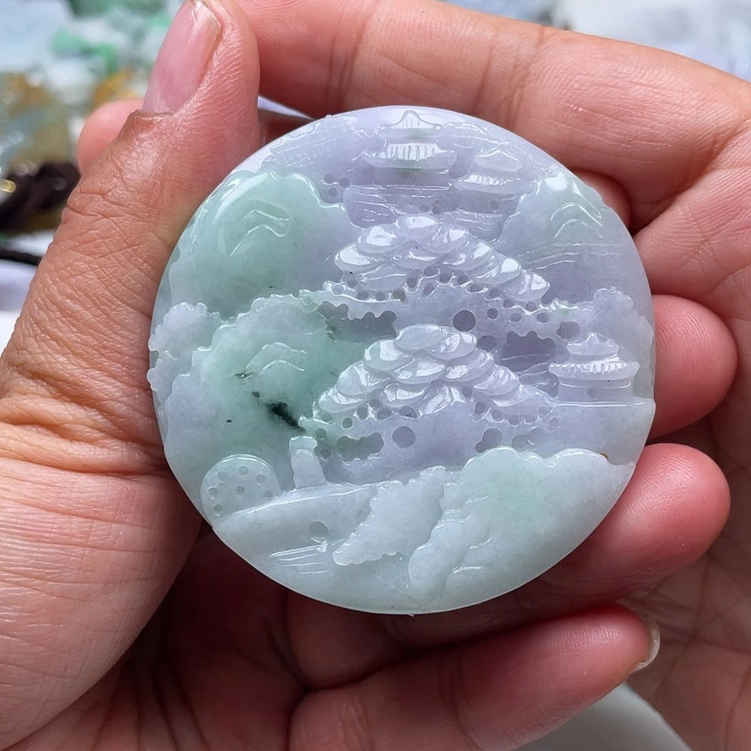 颈饰未镶嵌翡翠翡玉缘翡翠