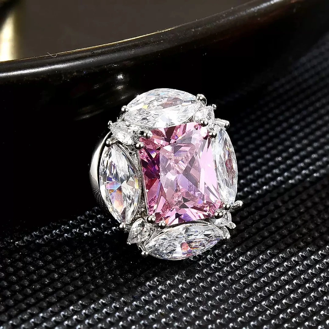 铜合金胸针 【粉钻磁吸扣】磁吸迷你胸花轻奢时尚百搭简约春夏5066