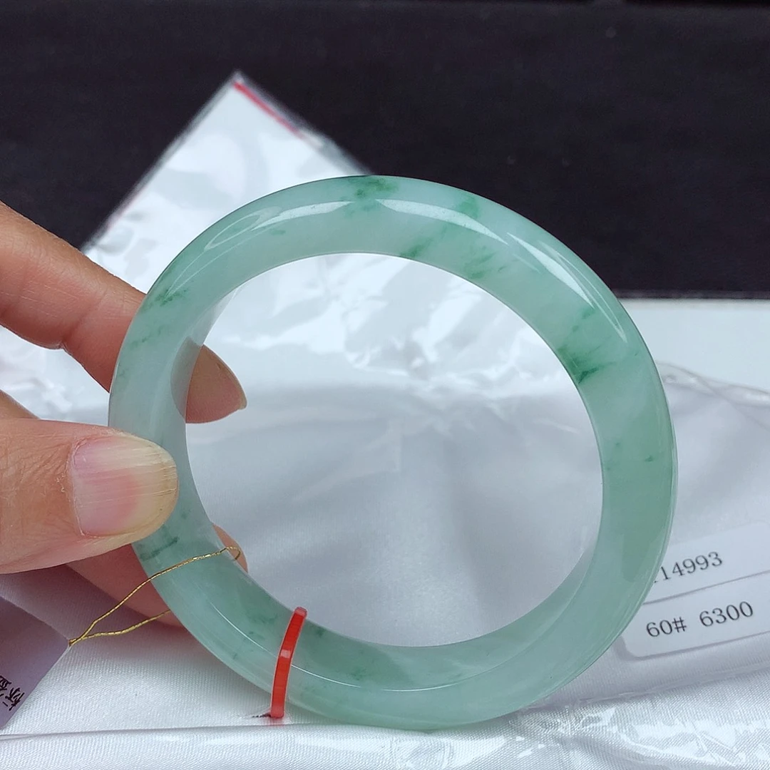 未镶嵌手镯翡翠60圈4993