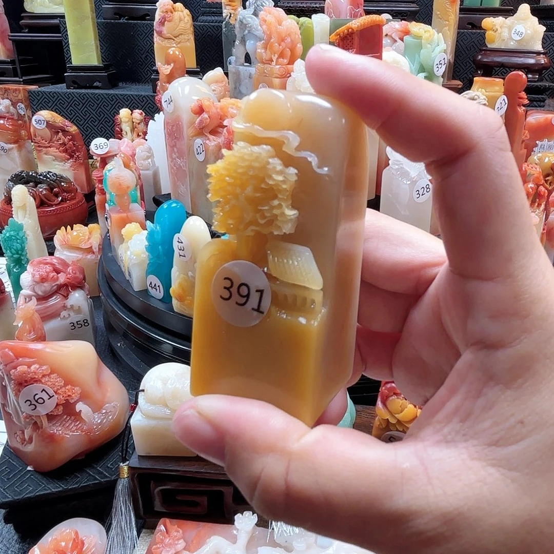 其他寿山石亭台楼阁