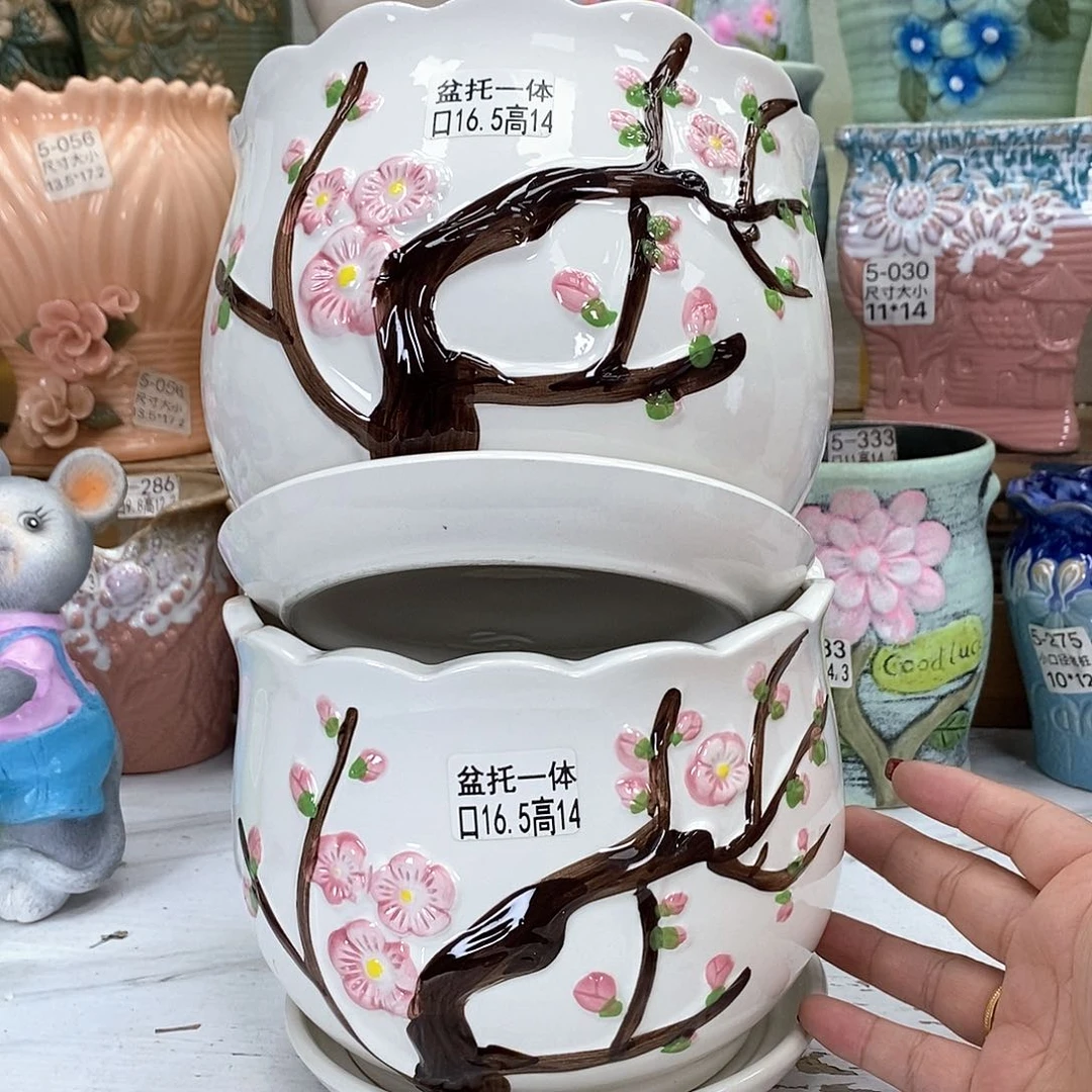 陶瓷@陶瓷花盆@@583838571869