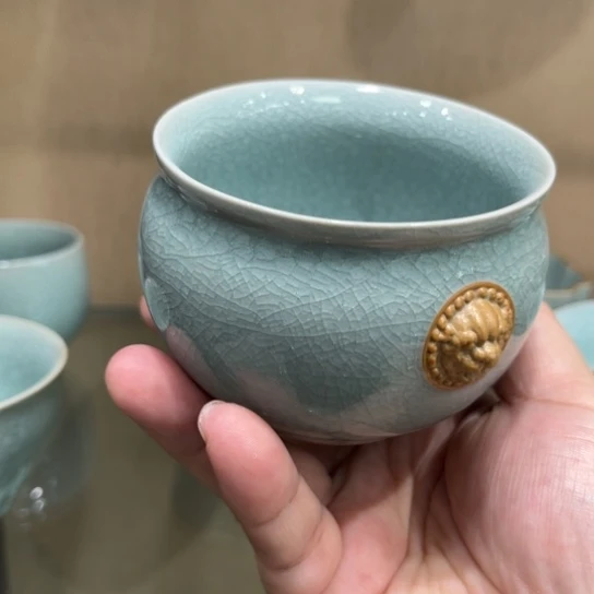 瓷片陶瓷茶具汝瓷茶具