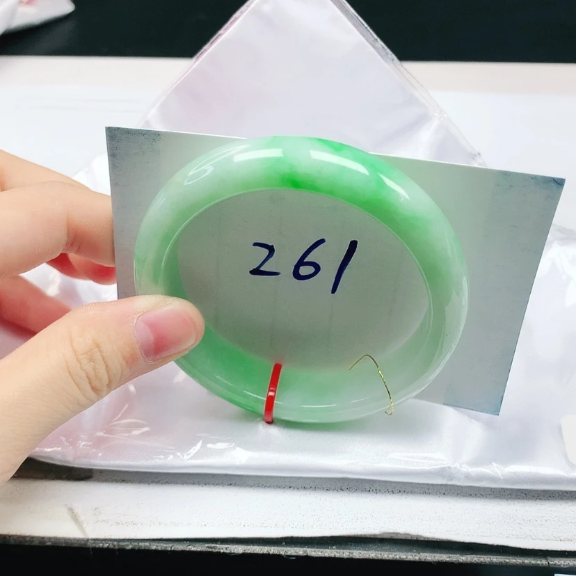 【闪购商品】翡翠手镯未镶嵌缅甸天然a货手镯54+