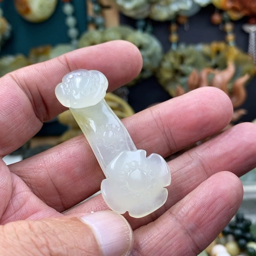 【闪购商品】未镶嵌岫玉手牌