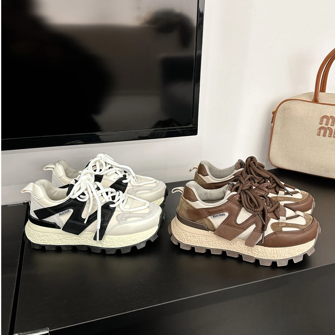 【清仓捡漏】2025复古百搭阿甘鞋增高韩版轻奢厚底休闲鞋a