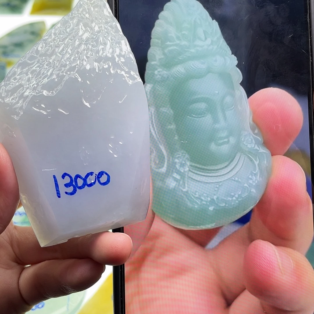 定制翡翠未镶嵌包工