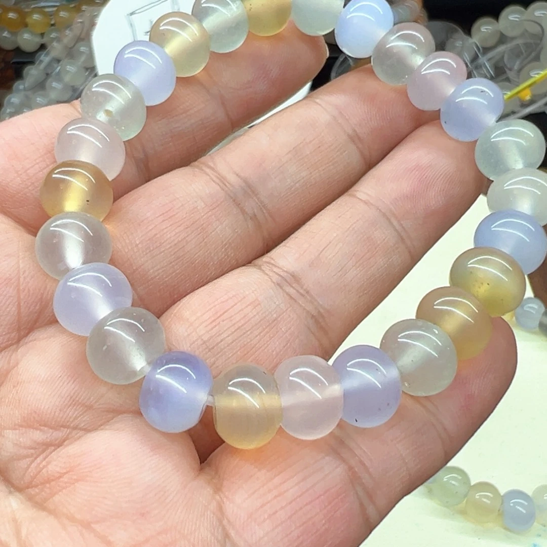 嘻***哈玛瑙/玉髓未镶嵌手链